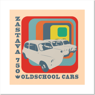 Mid Century Modern Classic Cars Posters and Art